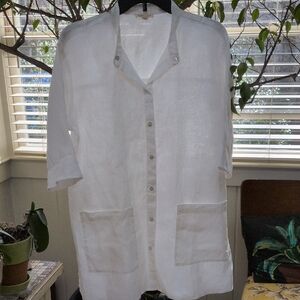Eileen Fisher Organic Linen Jacket